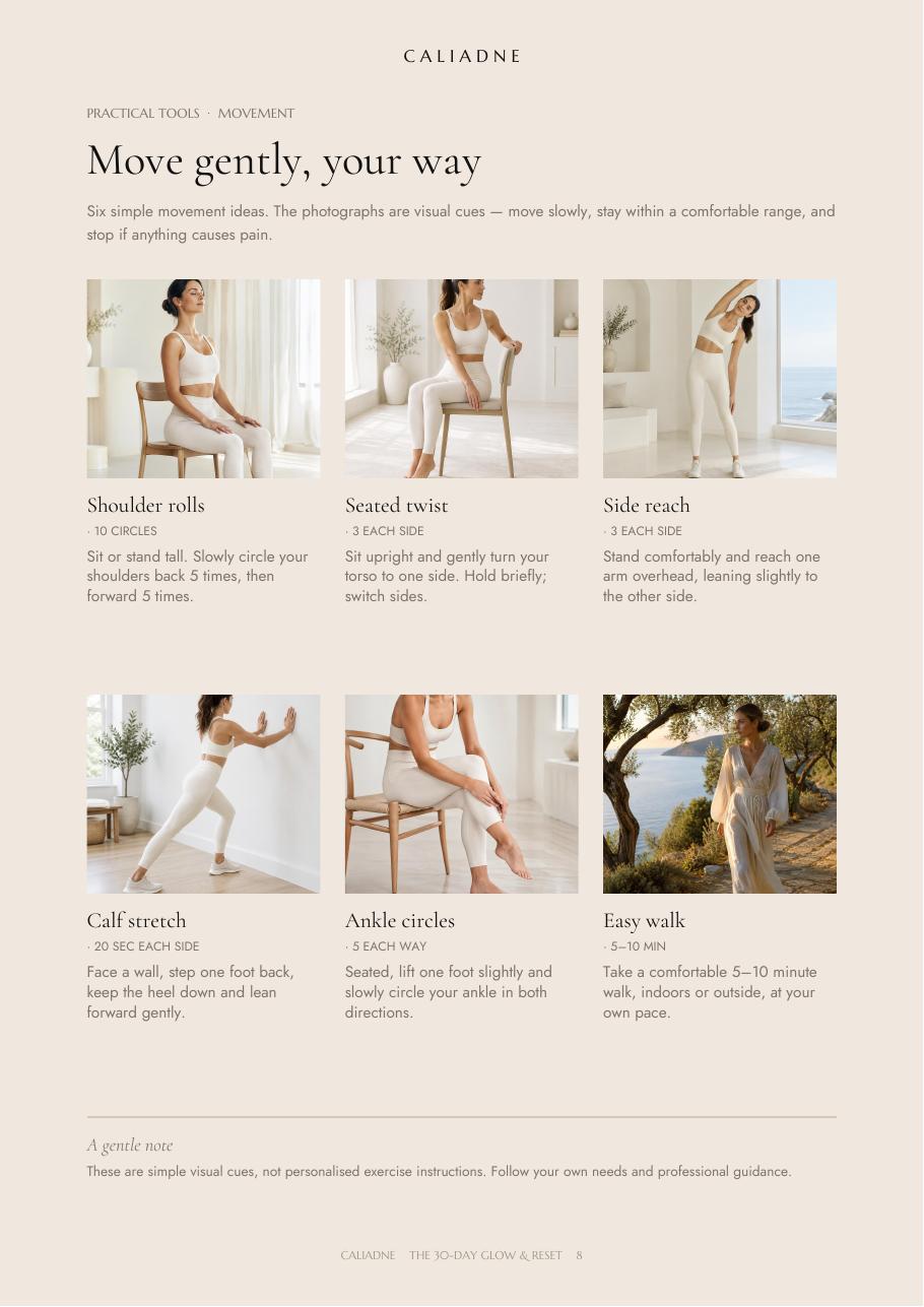 The 30-Day Glow & Reset — sample page 2