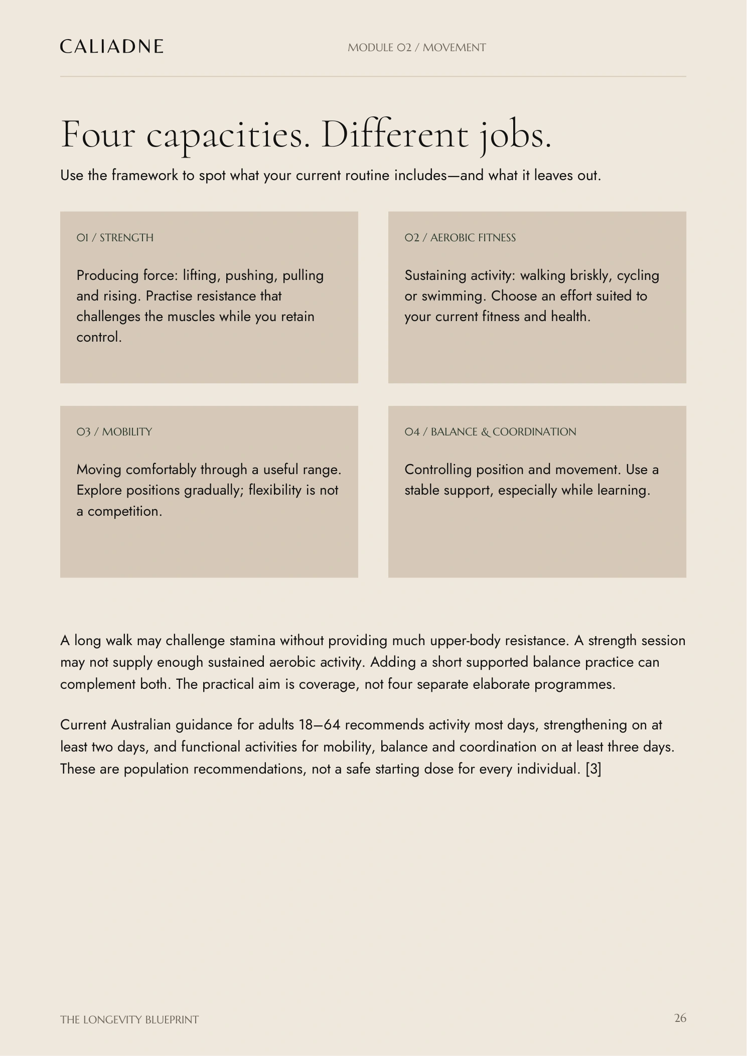 The Longevity Blueprint — sample page 4